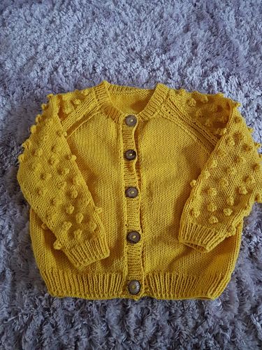 Customer photo review of Child Mystery Knitting Box