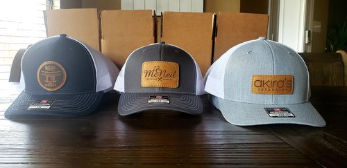 Customer photo review of Richardson 112 Leather Patch Hat