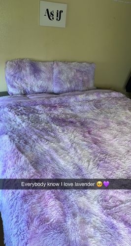 Customer photo review of Pluffy™ Tie-Dyed Bed Set