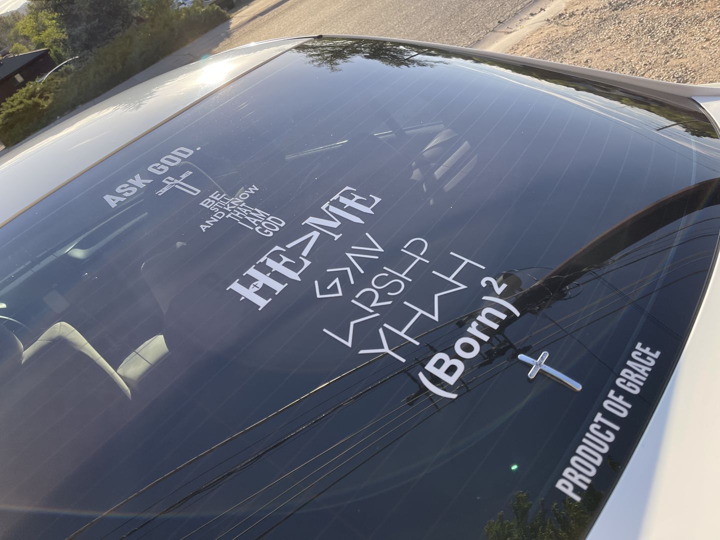 Customer photo review of Laser Cut Decal Logo Pack