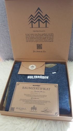 Customer photo review of Herren Shirt Stick - Heather blue (🌲)