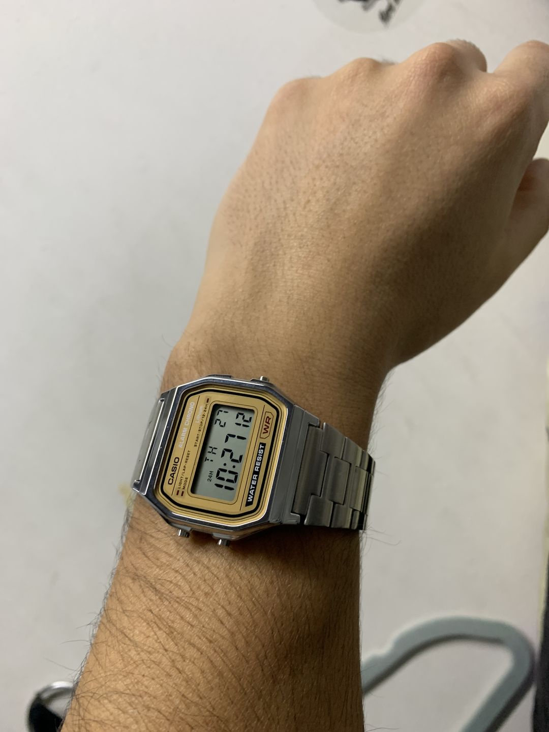 Customer photo review of Reloj Casio Vintage A158WEA-9EF Plateado [EXCLUSIVO]