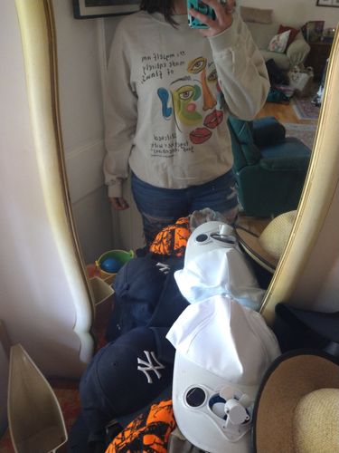 Customer photo review of I Myself Am Entirely Made of Flaws -- Sweatshirt