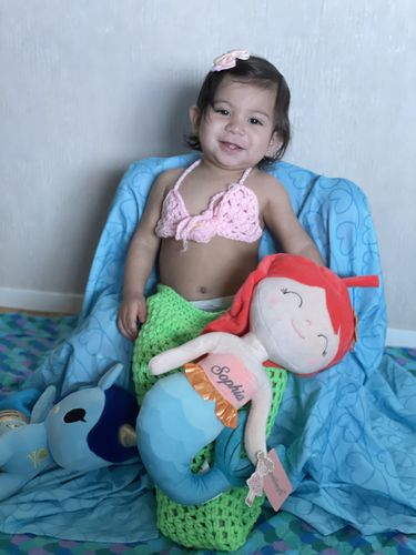 Customer photo review of Personalized Mermaid Girl