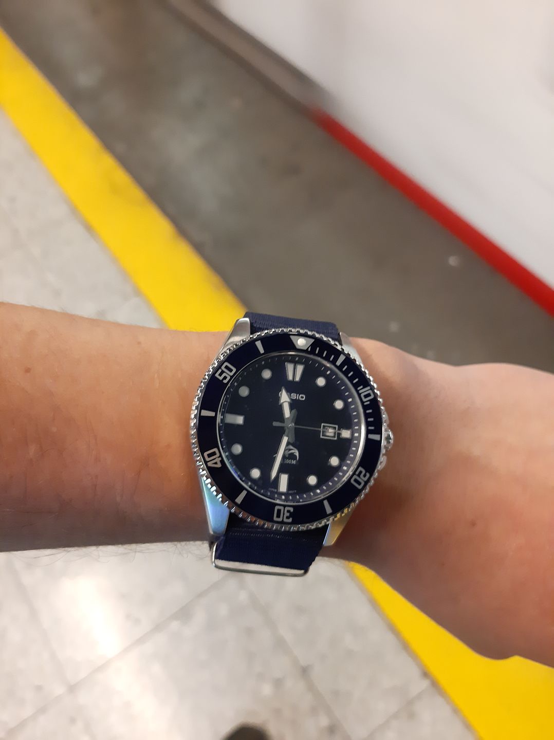 Customer photo review of Reloj Casio Submariner Marlin Duro MDV-106B-2AVCF Azul Buceo [EXCLUSIVO]