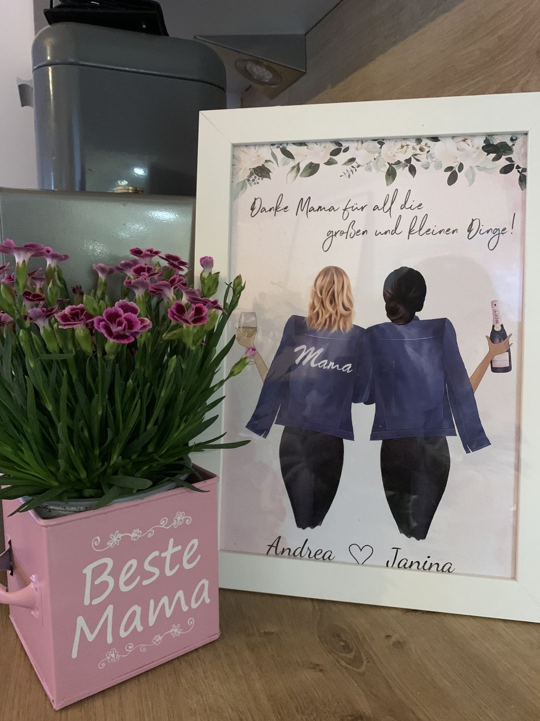 Customer photo review of Mutter & Tochter - Personalisiertes Poster