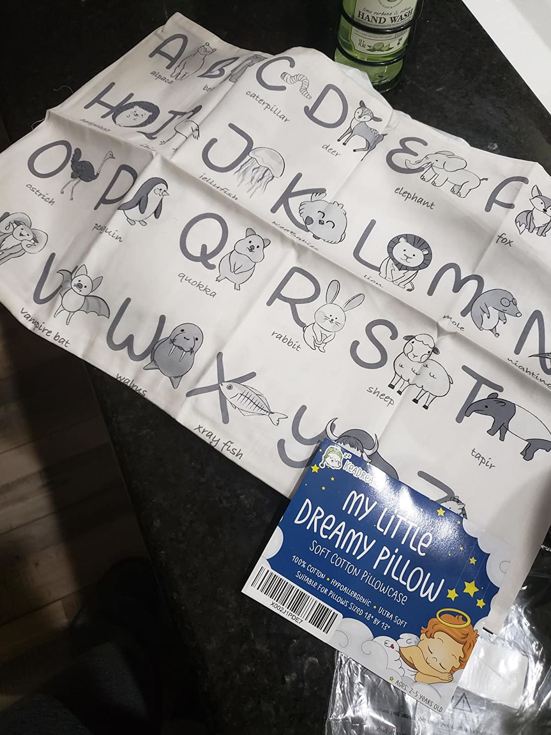 Customer photo review of Printed Toddler Pillowcase 13X18"
