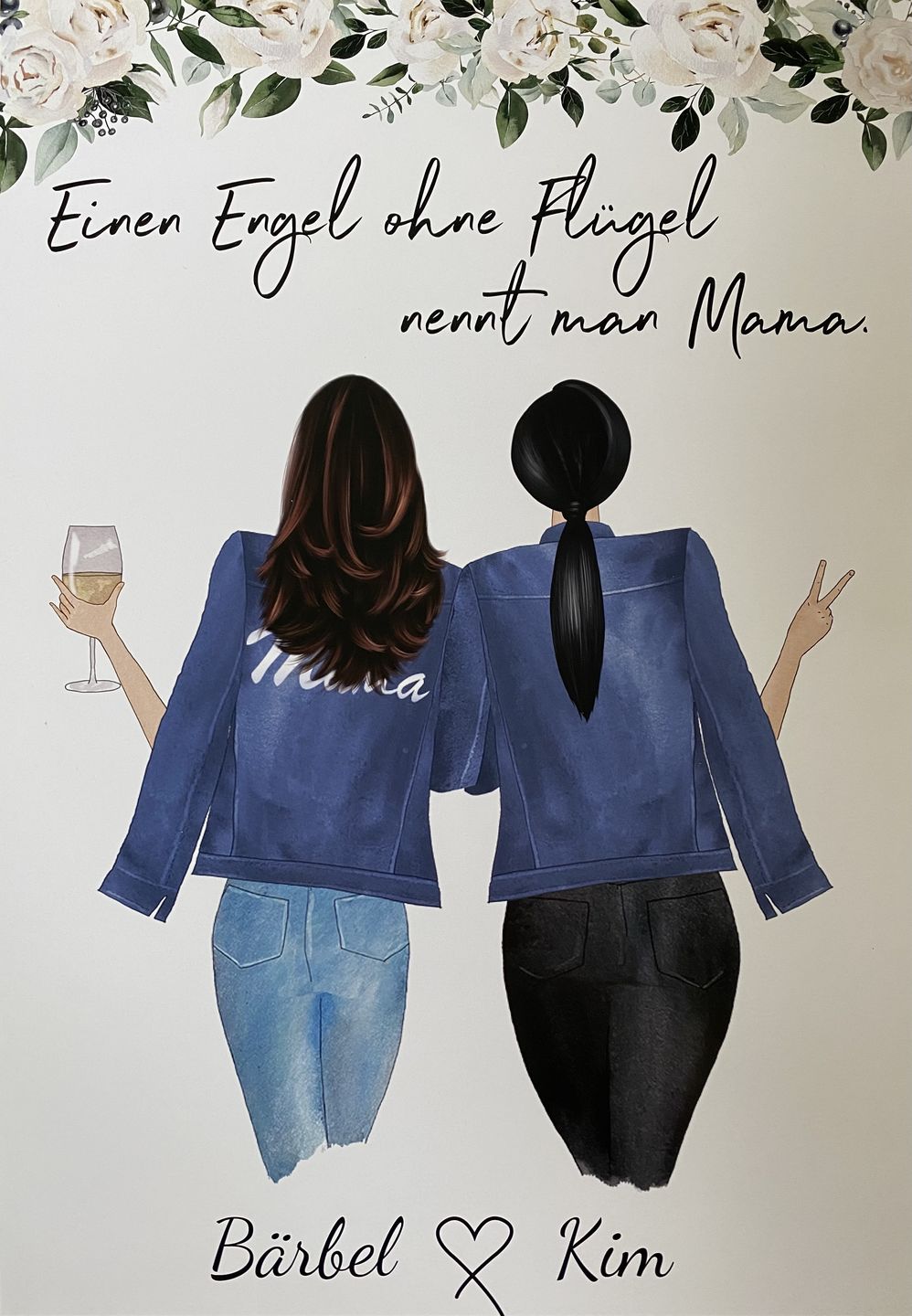 Customer photo review of Mutter & Tochter - Personalisiertes Poster