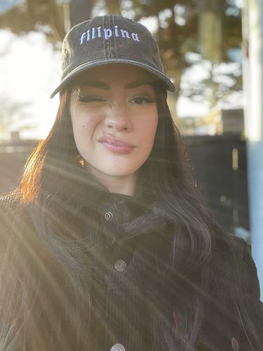 Customer photo review of Filipina Embroidered Vintage Cotton Twill Cap