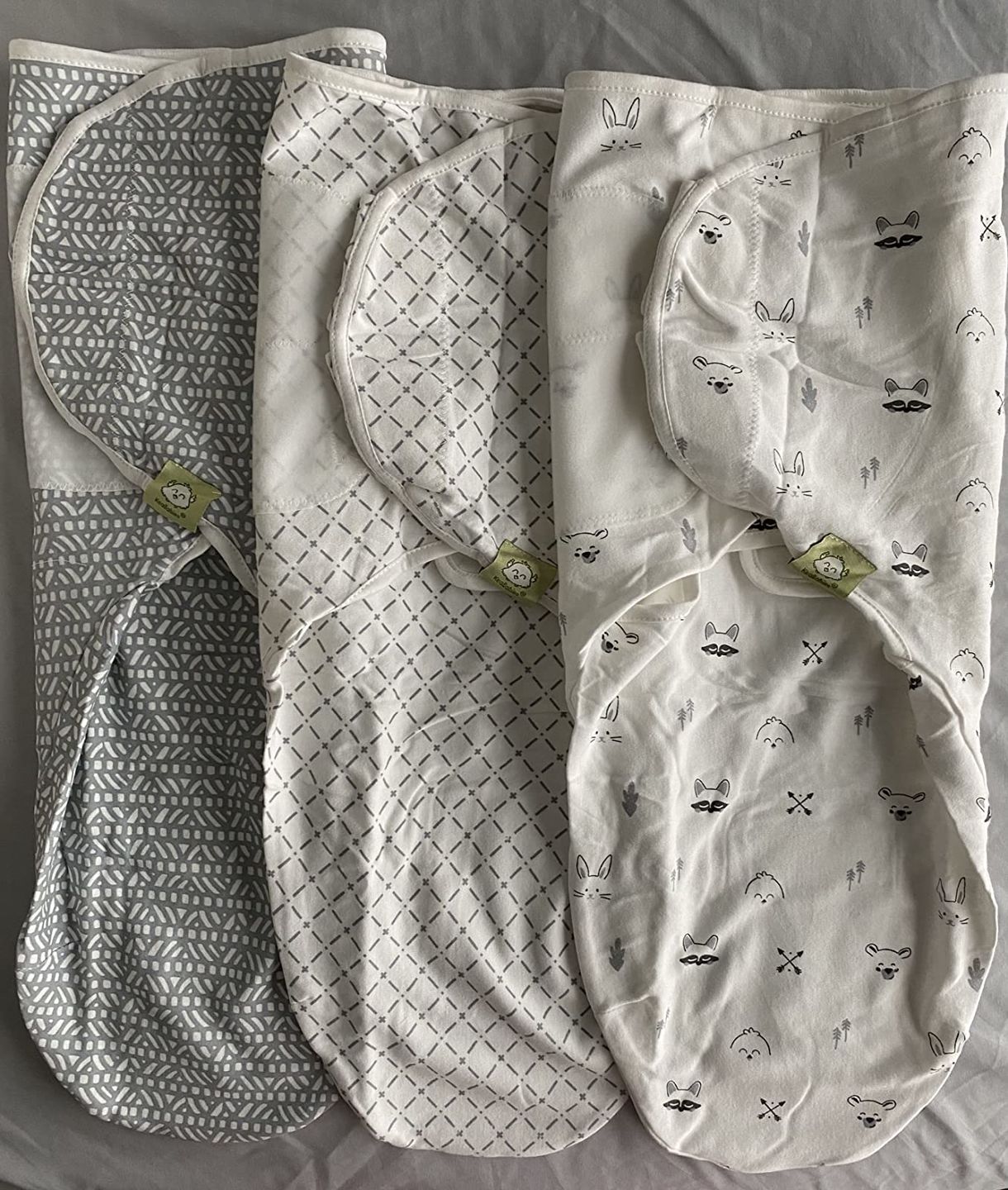 Customer photo review of 3-Pack SOOTHE Swaddle Wraps