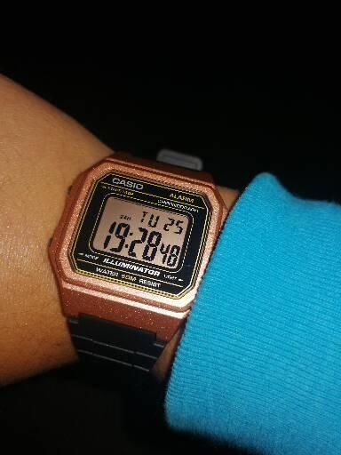 Customer photo review of Reloj Casio Vintage W-217HM-5AVDF Rosado