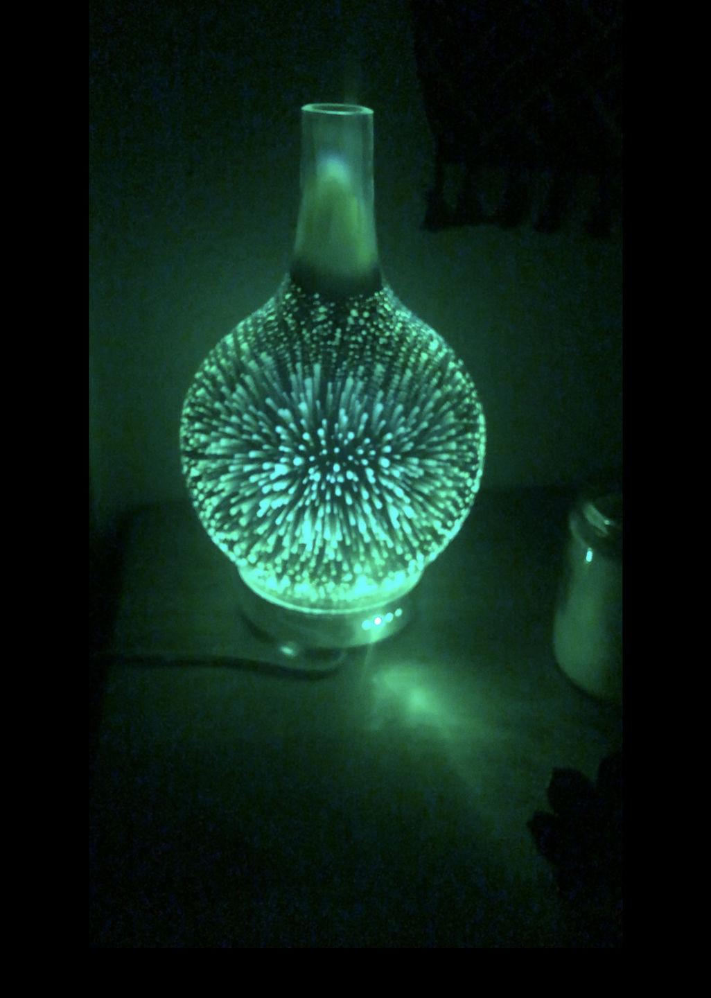 Customer photo review of Oil Aroma Diffuser 3D Glass