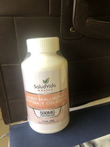 Customer photo review of Biotina, Ácido Hialurónico y Colágeno