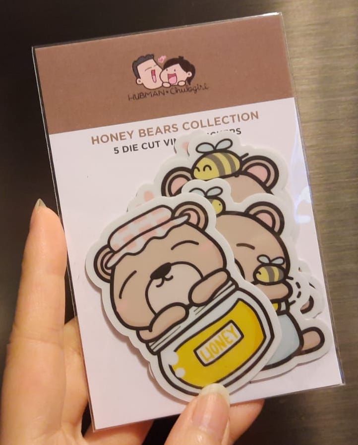 Customer photo review of Bears Die Cut Stickers