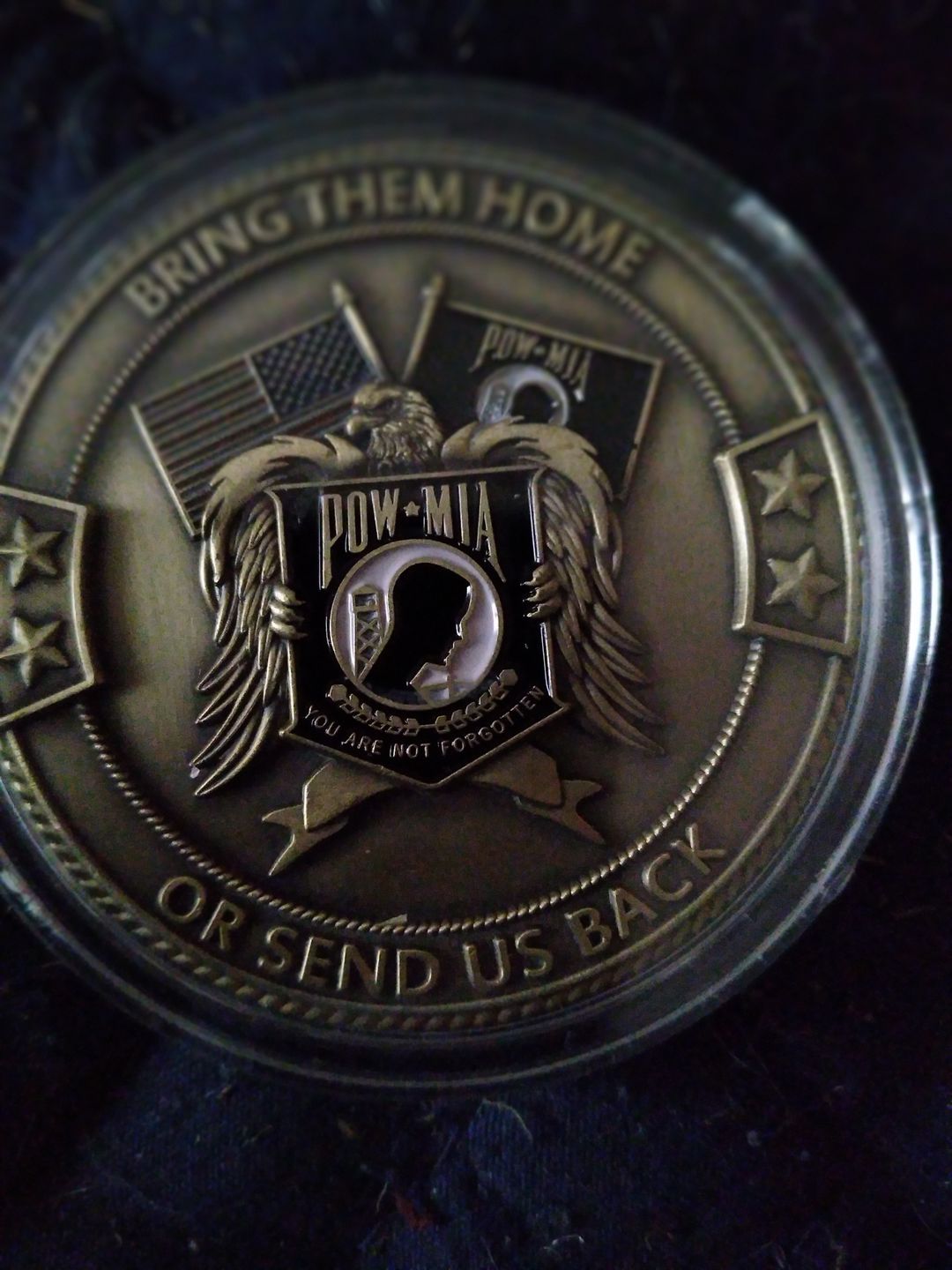 Customer photo review of POW*MIA Memorial Coin