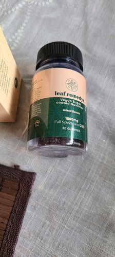 Customer photo review of 1500Mg Mixed Natural Flavors CBD Gummies