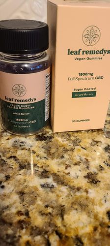 Customer photo review of 1500Mg Mixed Natural Flavors CBD Gummies