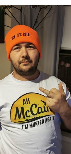 Customer photo review of AH MCCAIN I'M MUNTED AGAIN