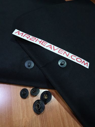 Customer photo review of MR2Heaven - CNCed Removable T-Top SunShade Replacement Knob Kit