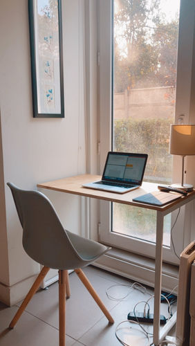 Customer photo review of Escritorio para computador MIMA 90 x 50 Blanco