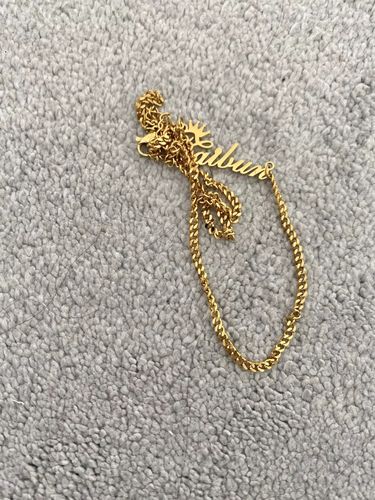 Customer photo review of Classic Custom Name Necklace