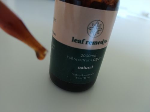 Customer photo review of 30ML Full Spectrum CBD Tincture