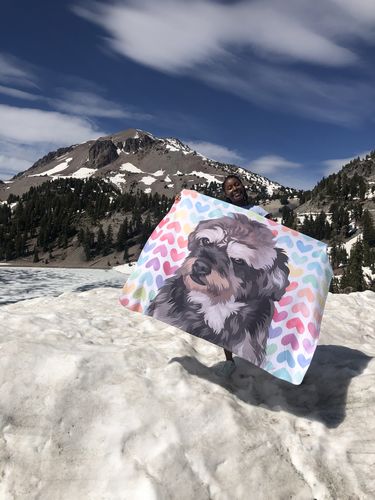 Customer photo review of Custom Pet Sherpa Blanket