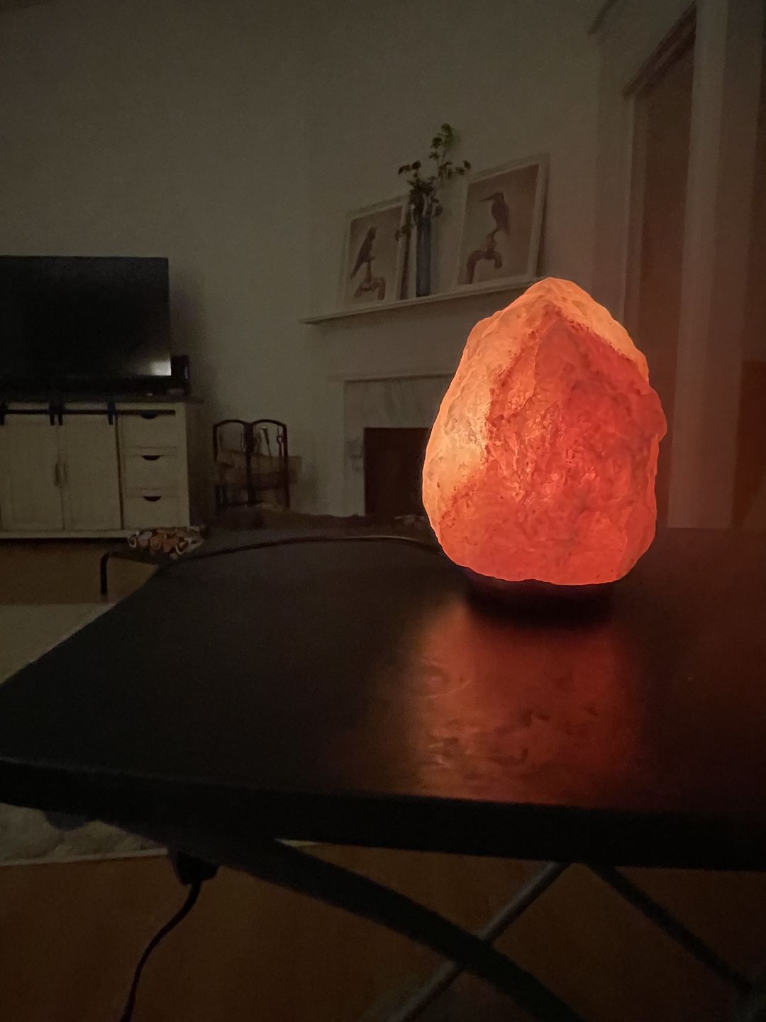 Customer photo review of Rare Gray Himalayan Salt Lamp