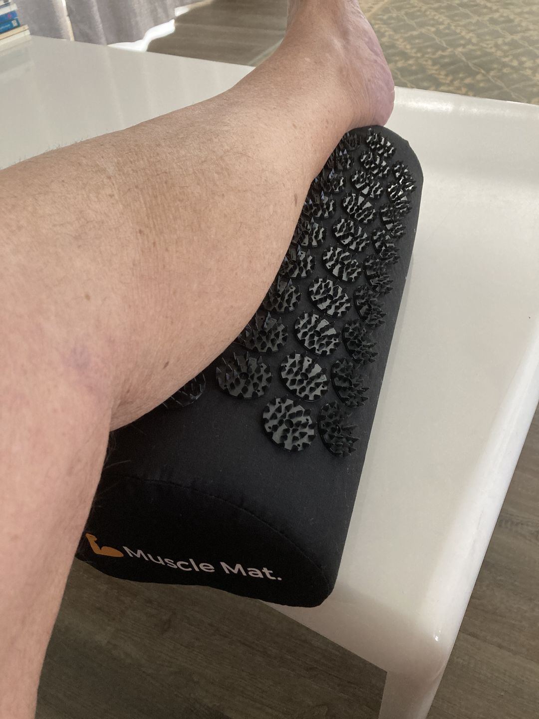 Customer photo review of Muscle Mat Luxury Acupressure Mat With Pillow