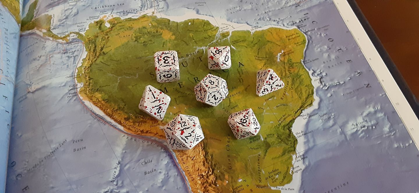 Customer photo review of THE SWORD OF VLAD METAL DICE SET *Pre-order *