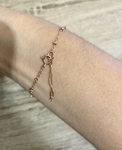 Customer photo review of THE ORB LINKED BRACELET