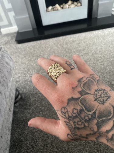 Customer photo review of KEEPER RING (GOLD)