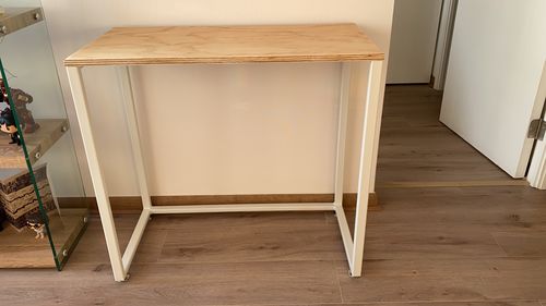Customer photo review of Escritorio pequeño MIMA 80 x 40 Blanco