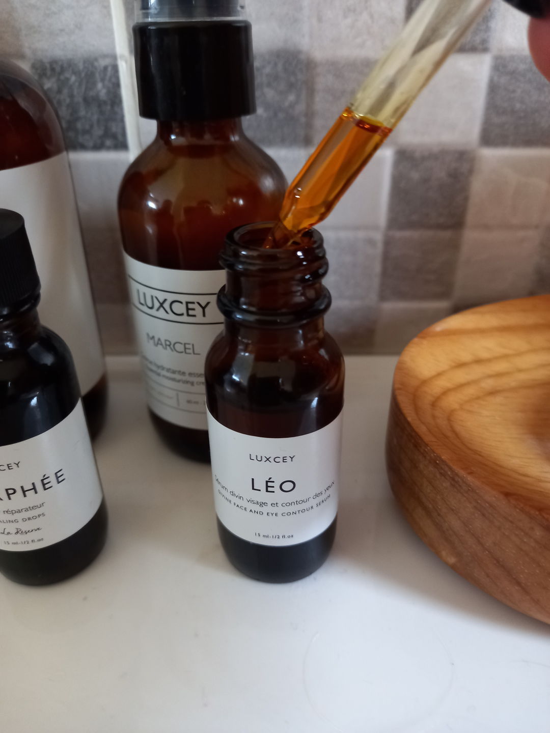 Customer photo review of Léo - Smoothing Divine Serum
