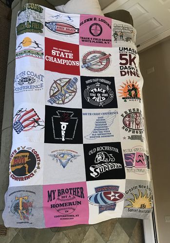 Customer photo review of Classic T-Shirt Blanket