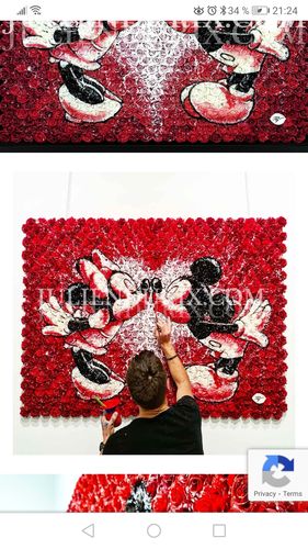 Customer photo review of "Floral love" Édition Prestige sur Plexiglas