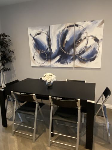 Customer photo review of 'Persistent River' Canvas Art (Set of 3)