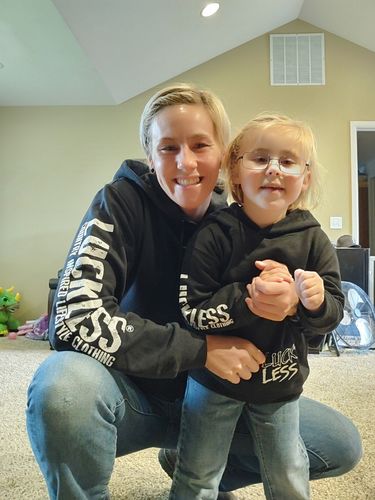 Customer photo review of AB Country Bitches Do It Better Tiffany blue Tank