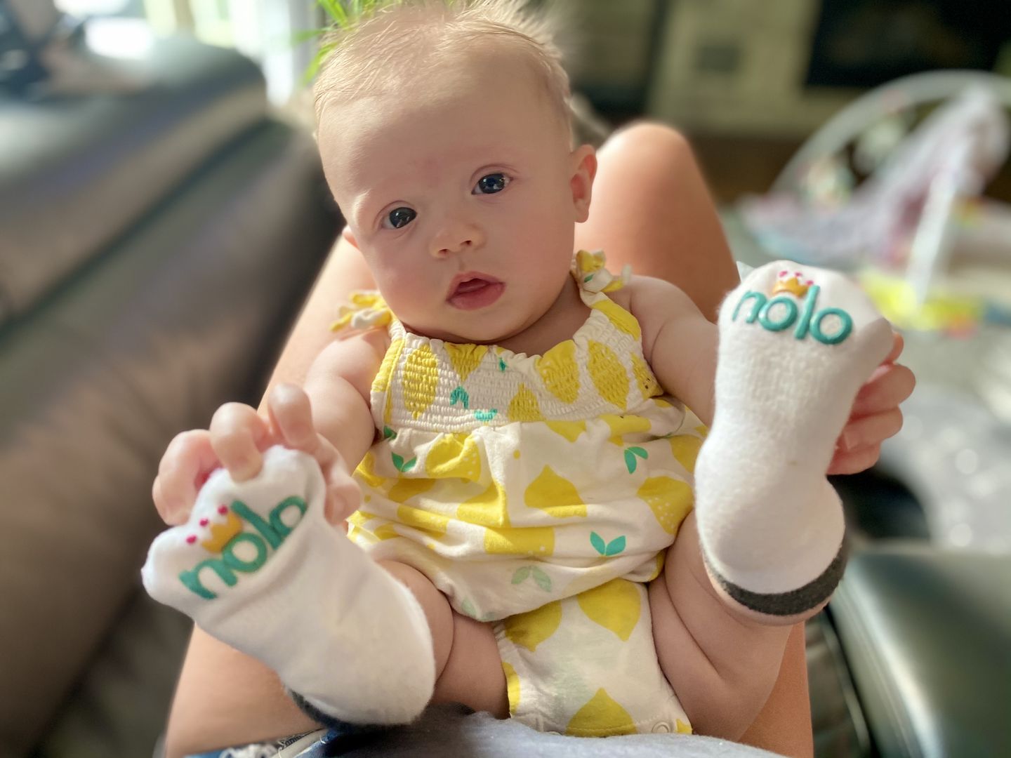 Customer photo review of Crisp White Socks