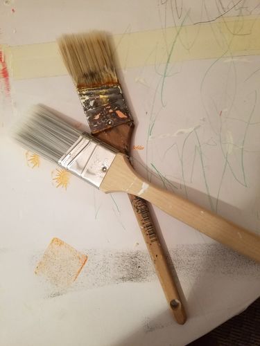 Customer photo review of 1.5″ Nylon Tapered Brush