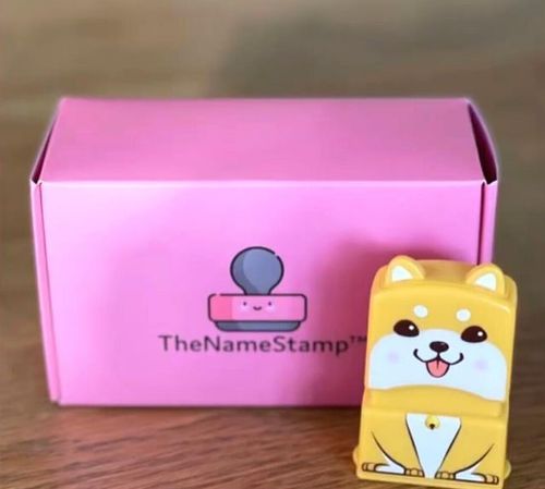 Customer photo review of TheNameStamp™️ - Puppy & Cat