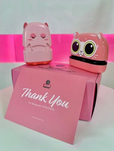 Customer photo review of TheNameStamp™ - Luxury Animal Stamps