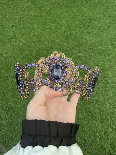 Customer photo review of Amethyst Protector Tiara