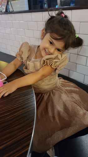 Customer photo review of Vintage Baby Girl Princess Puffy Party Dress