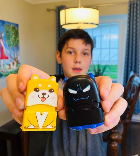 Customer photo review of TheNameStamp™ - Children Name Stamps