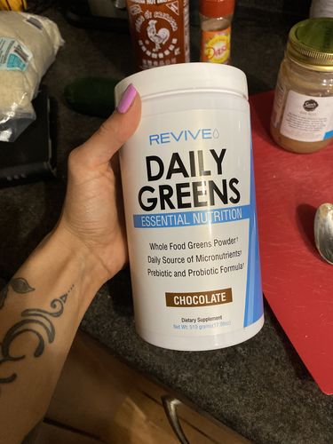 Customer photo review of Daily Greens Powder