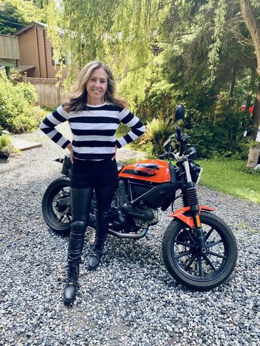 Customer photo review of Shred Moto Jeans 2.0