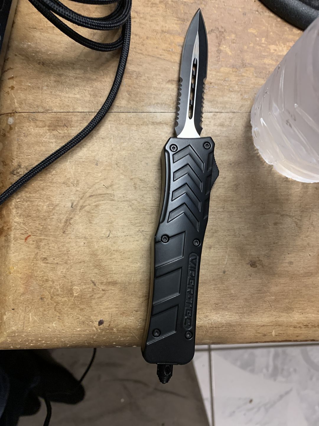 Customer photo review of Medium Black VF-1 D/A OTF (Multiple Blade Styles Available)