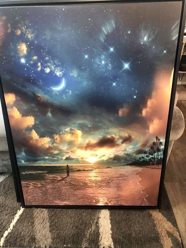 Customer photo review of Beach by Starlight Canvas Set