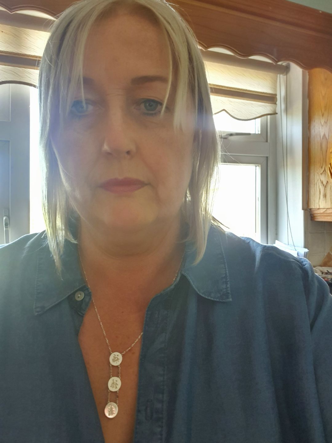 Customer photo review of Lotus Flower Silver Necklace (Symbolising new beginnings)